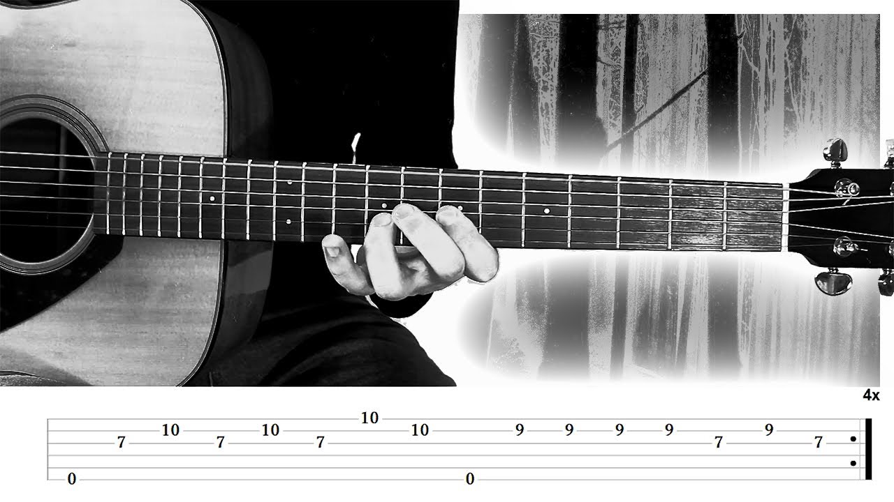 Dead Silence [Ambient Gloomy Melody] Guitar Lesson w/ Tabs!