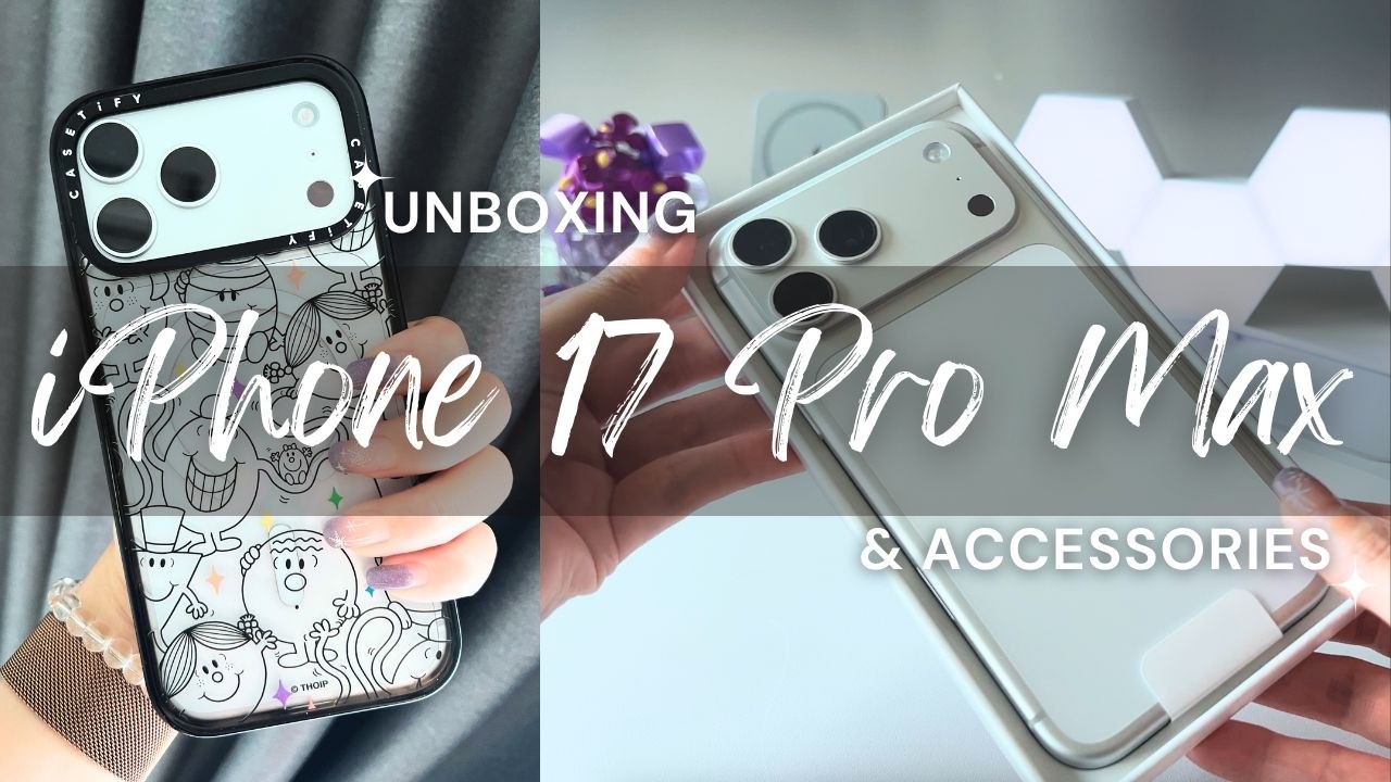 iPhone 17 Pro Max in Silver 🤍 | aesthetic unboxing 🎁, case & accessories ✨
