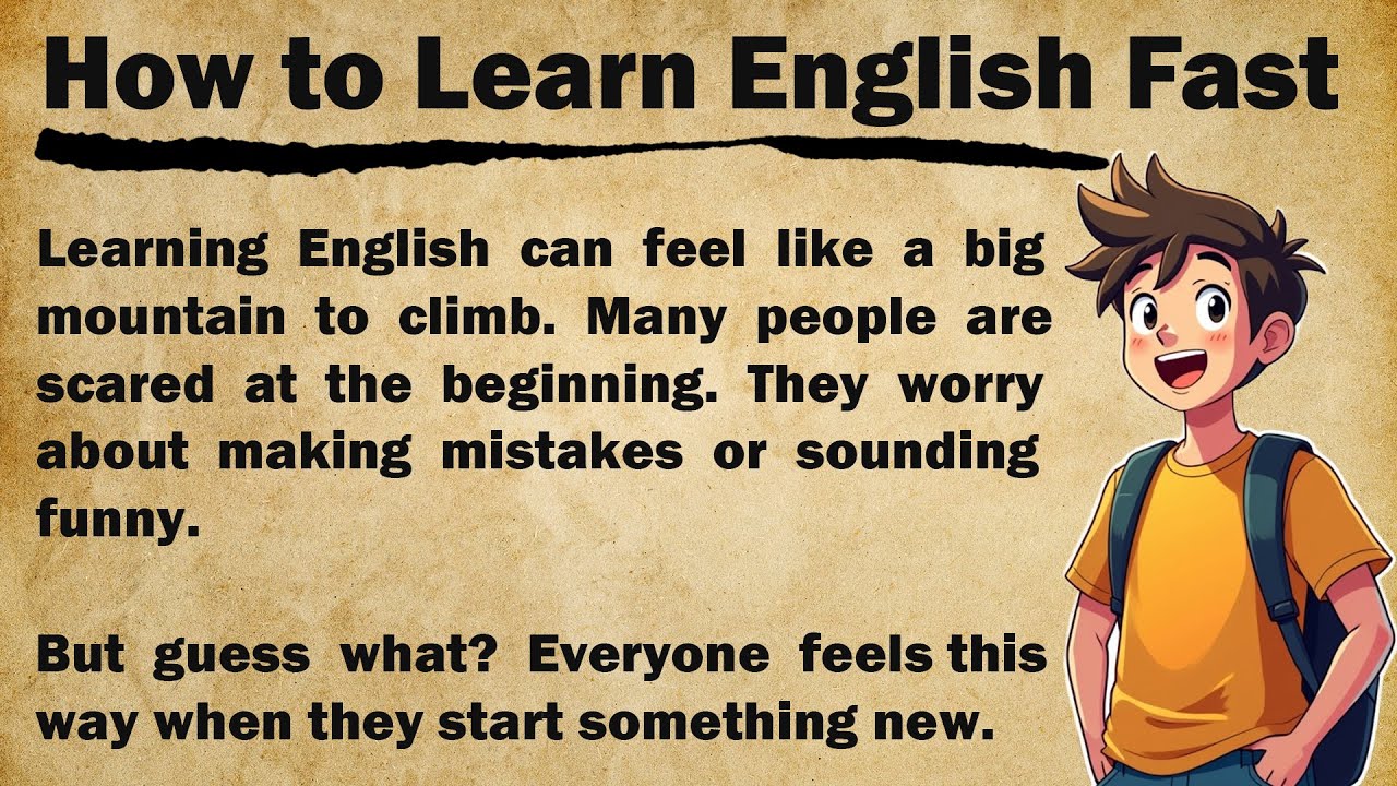 How to Learn English Fast at Home || Beginners Level English Listening 📚🎧