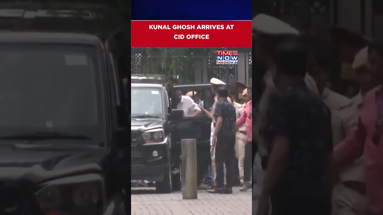 TMC MLA Kunal Ghosh Arrives At CID Office | Signature Forgery Case | #shorts #viralvideo
