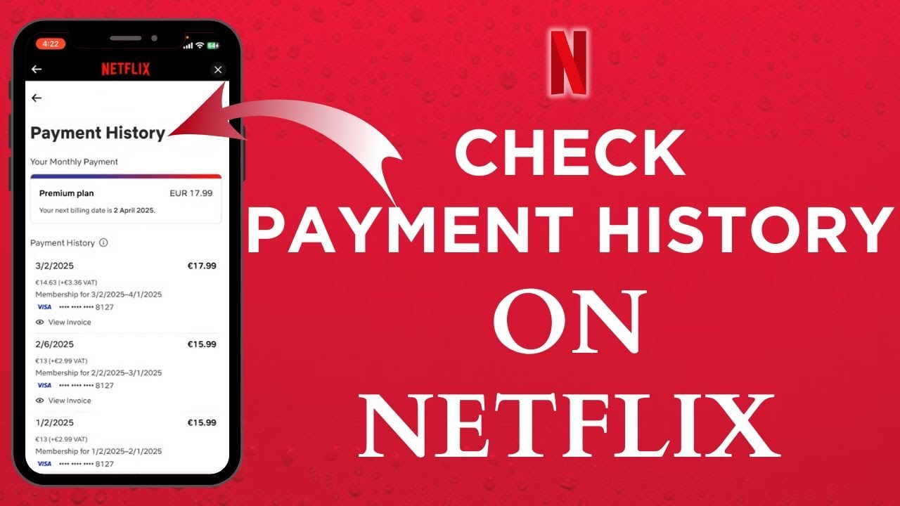 How To Check The Payment History On Your Netflix