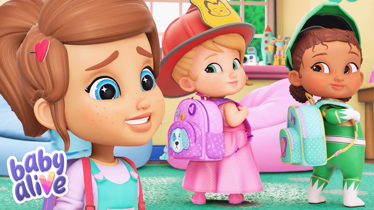 Baby Alive Official 🍼 Get Ready for School 🍎📚 Cartoons for Kids | Back to School Special 💕