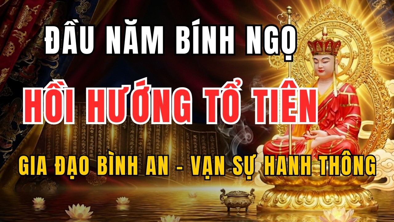Đầu Năm Bính Ngọ: Cách Hồi Hướng Cho Tổ Tiên Để Cả Năm Gia Đạo Bình An, Hanh Thông, May Mắn