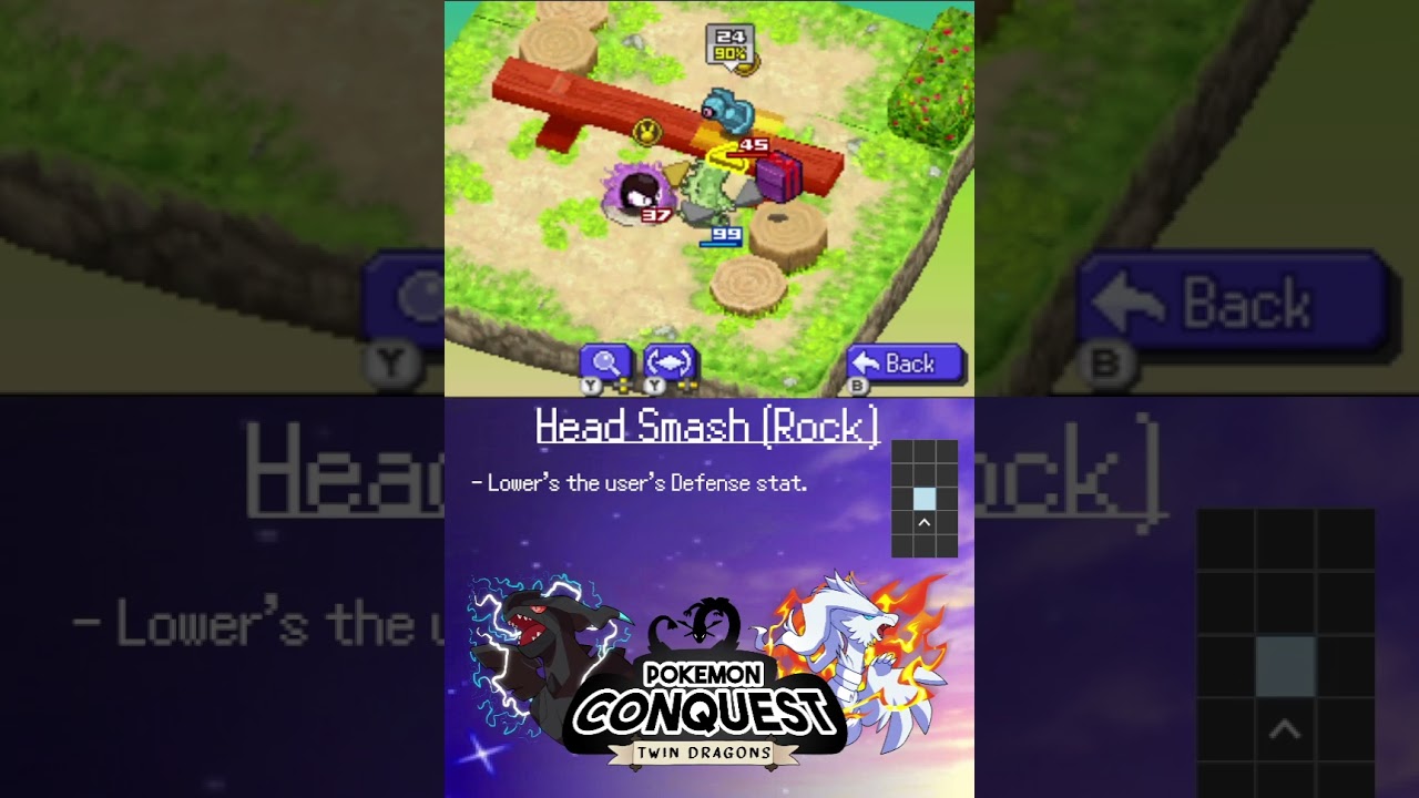 ALL NEW MOVES - #2 - Head Smash - Pokemon Conquest: Twin Dragons