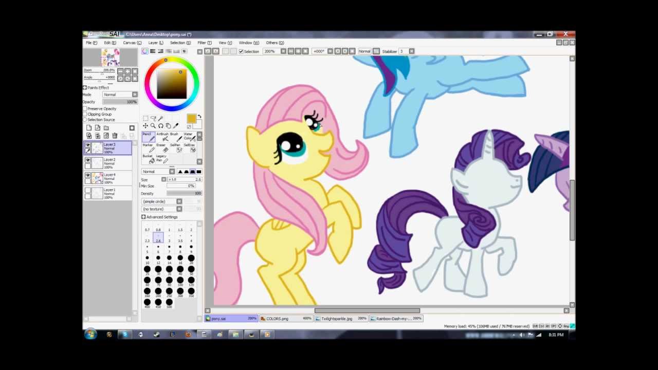 My little pony speedpaint