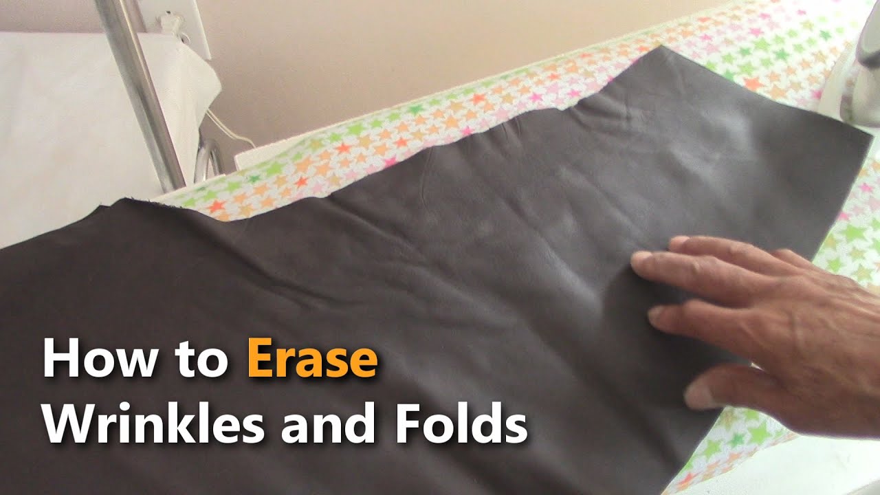 How to erase wrinkles and folds - Leather Upholstery