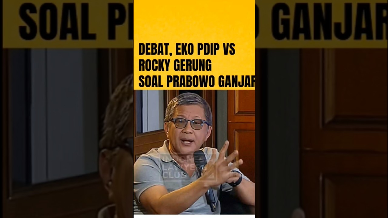 DEBAT ROCKY GERUNG VS PDIP EKO 