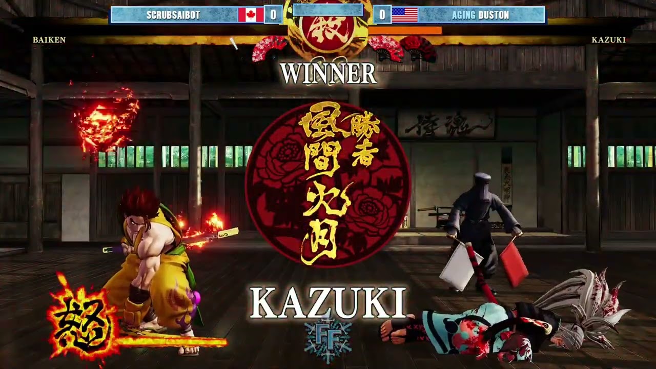 Frosty Faustings XV 2023 - Samurai Shodown Top 8