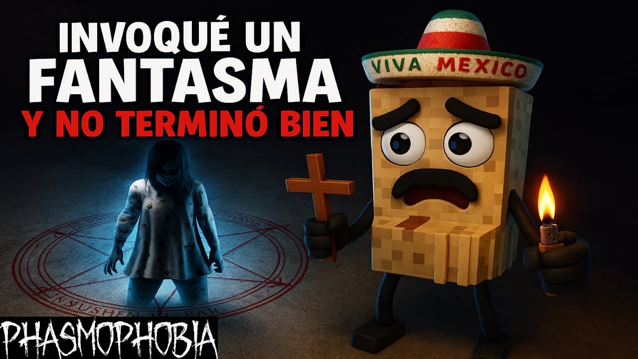 INVOQUE UN FANTASMA Y NO TERMINO BIEN I PHASMOPHOBIA #2
