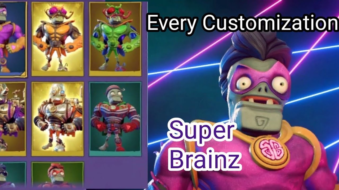 Every Super Brainz Customization in BFN!