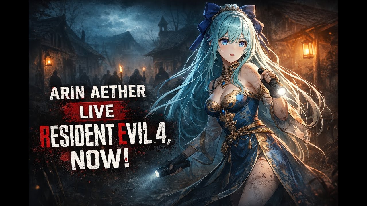 [LIVE] Arin Aether Vtuber ID/EN| Resident Evil 4.🌌