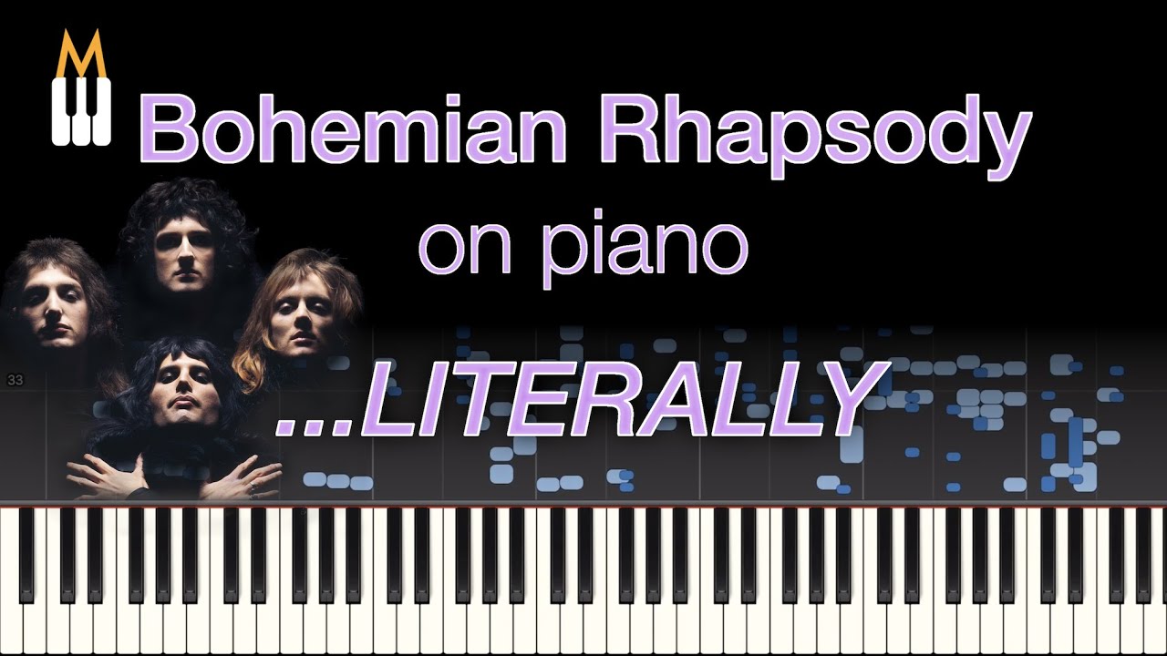 Queen - Bohemian Rhapsody [Audio Illusion] Can a piano trick your mind?
