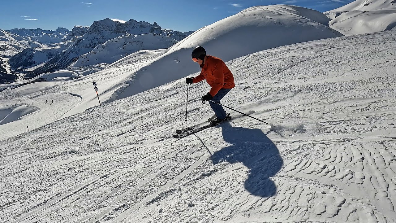 Skiën, skisafari, Balderschwang, Damüls, Mellau, Warth, Lech, deel 3: van Warth naar Lech en terug.