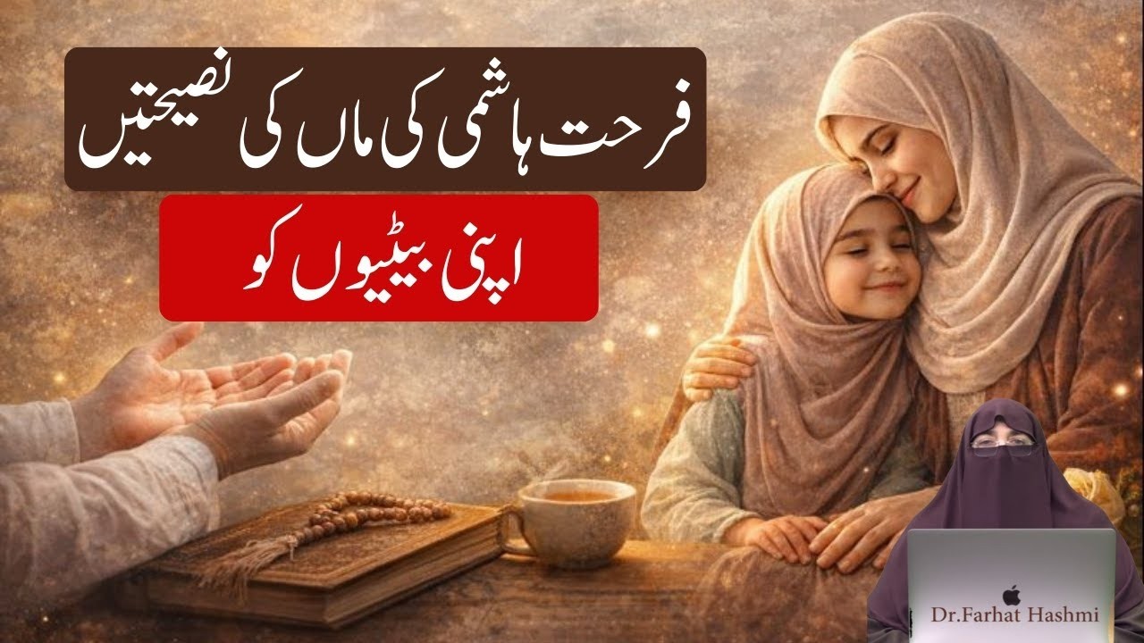 Farhat Hashmi Ki Mother Ki Nasiyaten Apni Betion Ko By Farhat Hashmi