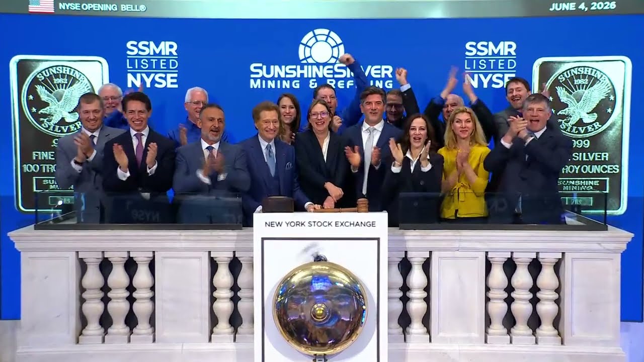 Sunshine Silver Mining & Refining Company (NYSE: SSMR) Rings The Opening Bell&reg;