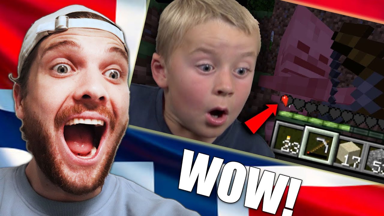 Reagerer på Mats og Thaletot spille Minecraft!!
