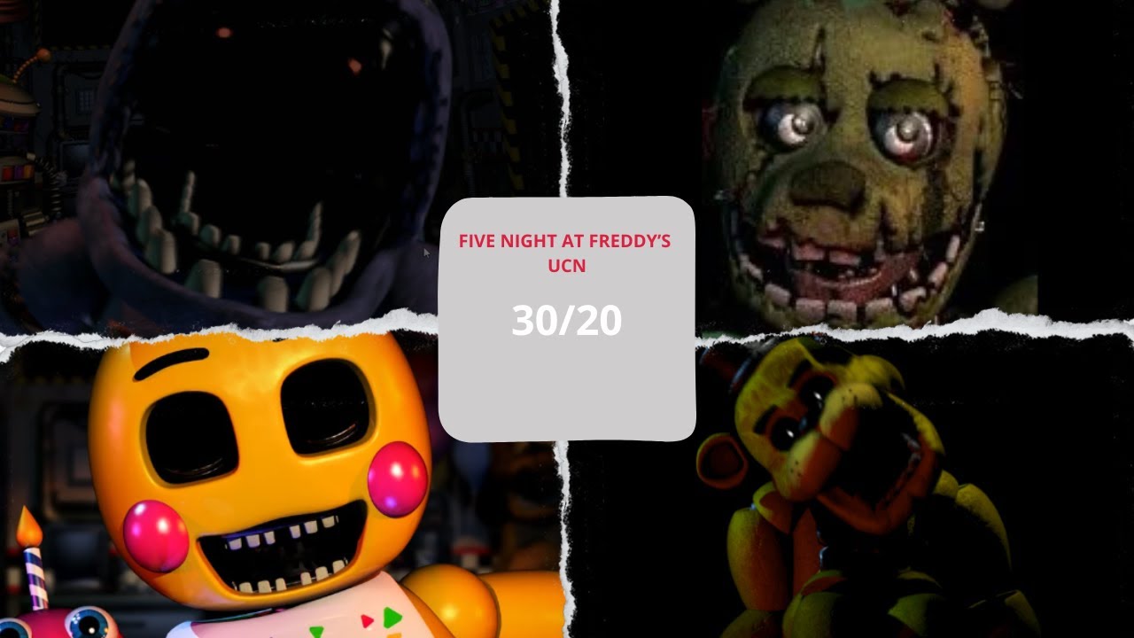 FIVE NIGHT AT FREDDY'S UCN // 30/20 PUNTI EASY