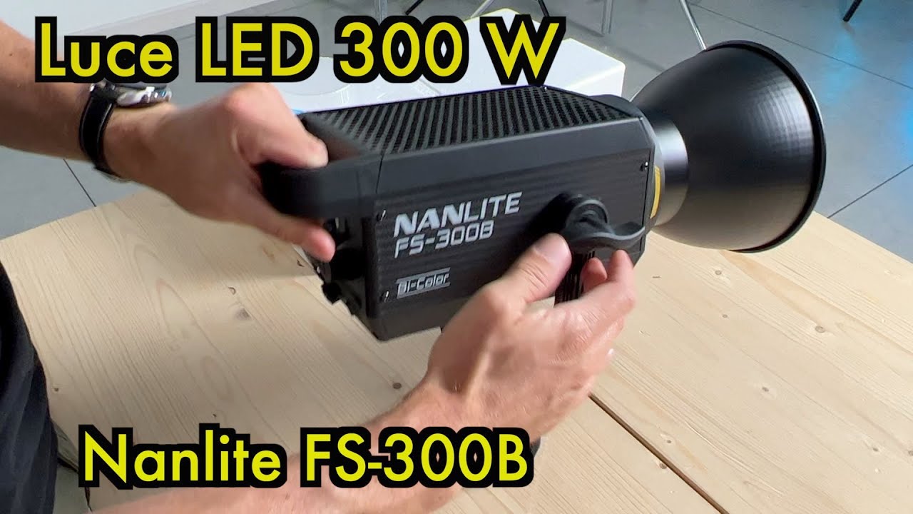 Unboxing e funzioni Nanlite FS-300B