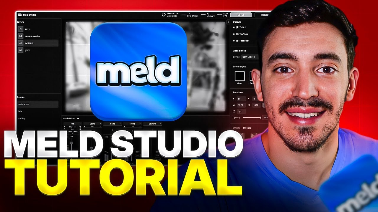 Como hacer STREAM en MELD STUDIO | TUTORIAL COMPLETO