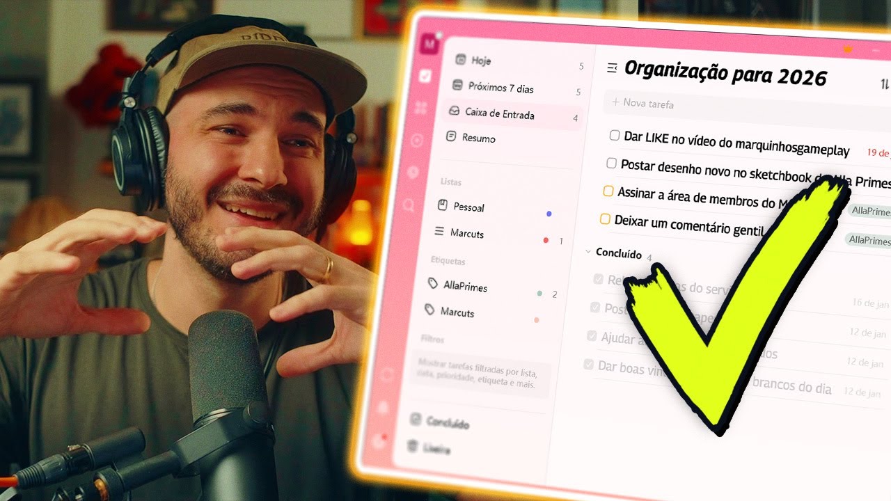 🎨 O que estou usando para me organizar em 2026? (dica de aplicativo gratuito)