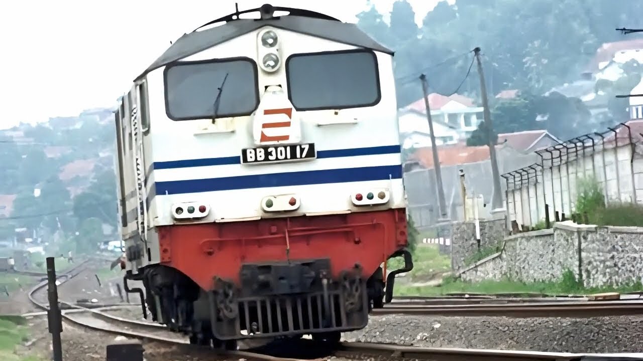 CIANJURAN (Argo Peuyeum)-trein. Padalarang-TagogApu-Cianjur-route 🚂Indonesisch spoorwegverhaal🚂
