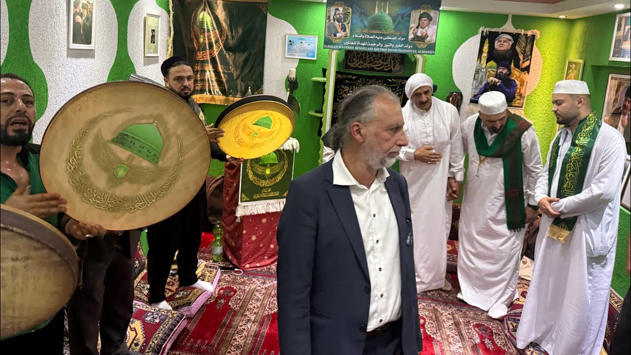 أحياء عيد المولد النبوي الشريف في تكيه خليفه الشيخ محمد نهرو الكسنزان في المانيا 
