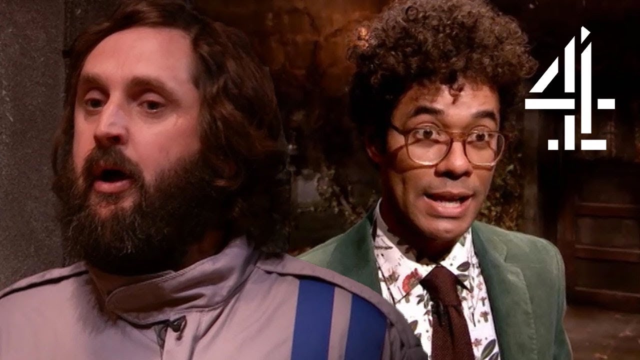 Richard Ayoade FALLS INTO WATER During Scene Transition! | The Crystal Maze: Celebrity Special