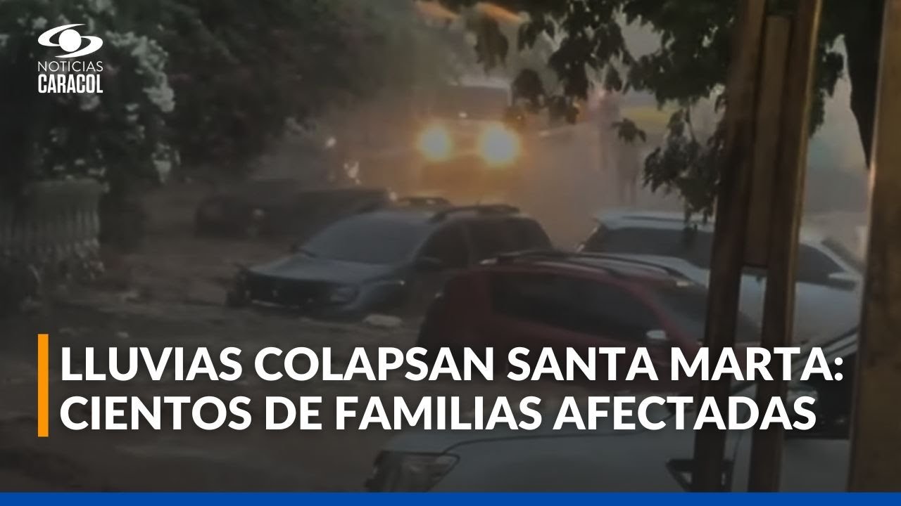 Emergencia en Santa Marta: más de 40 barrios afectados por aguacero y fuertes inundaciones