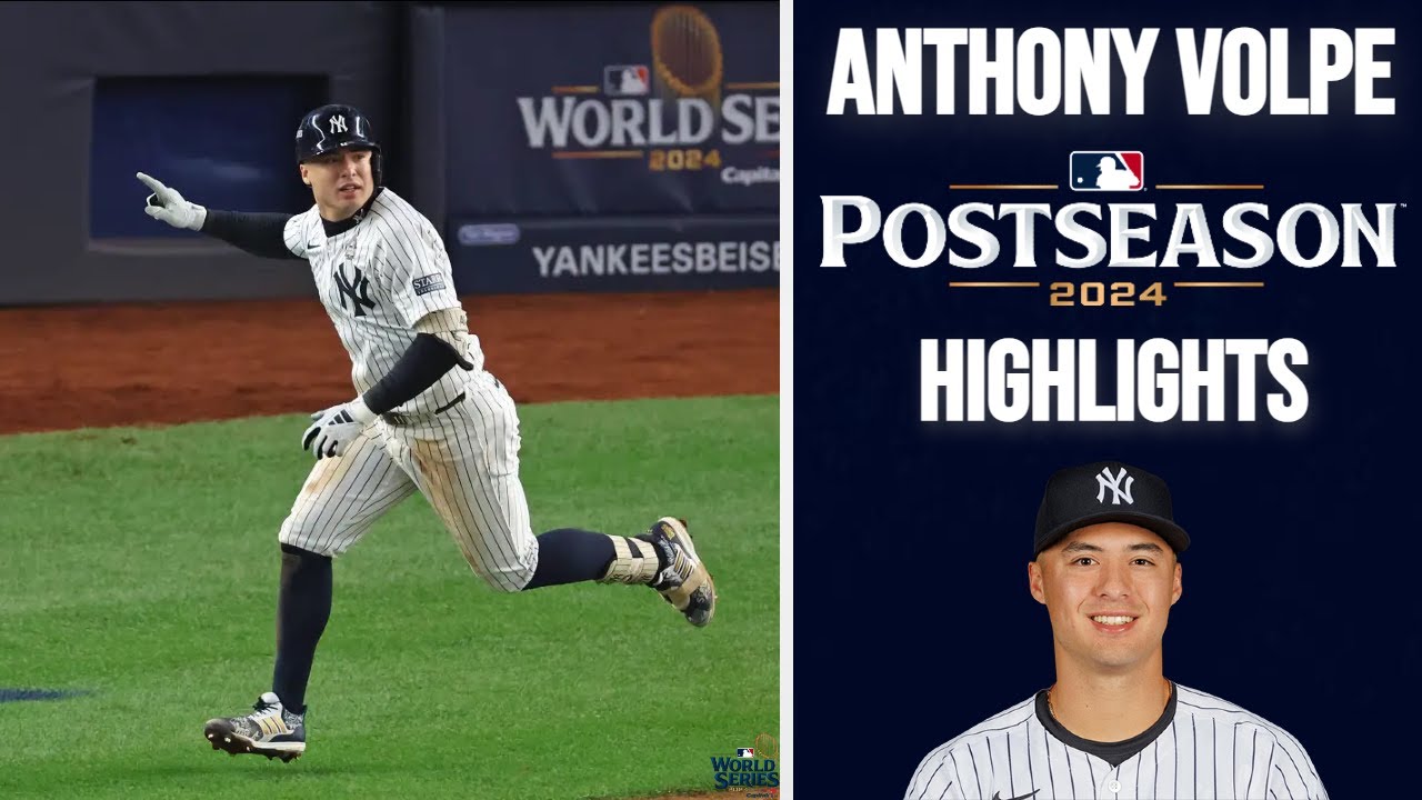 ANTHONY VOLPE 2024 POSTSEASON HIGHLIGHTS!