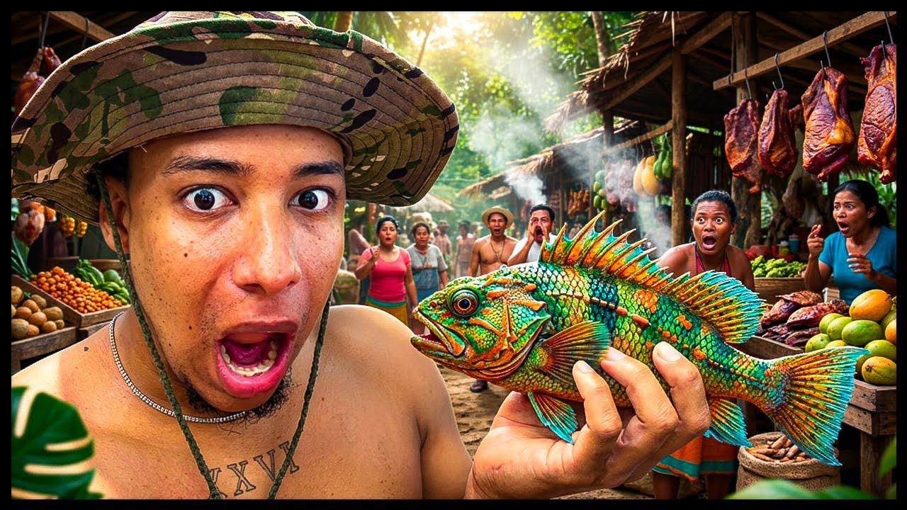 Entr&eacute; al mercado m&aacute;s salvaje del Amazonas&hellip; y me obligaron a comer esto
