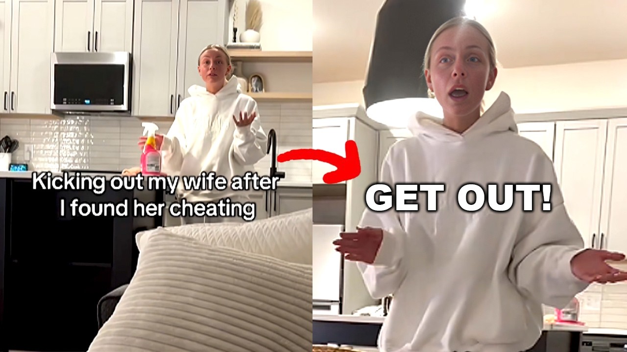 Husband KICKS OUT his wife after she cheated on him with another man..