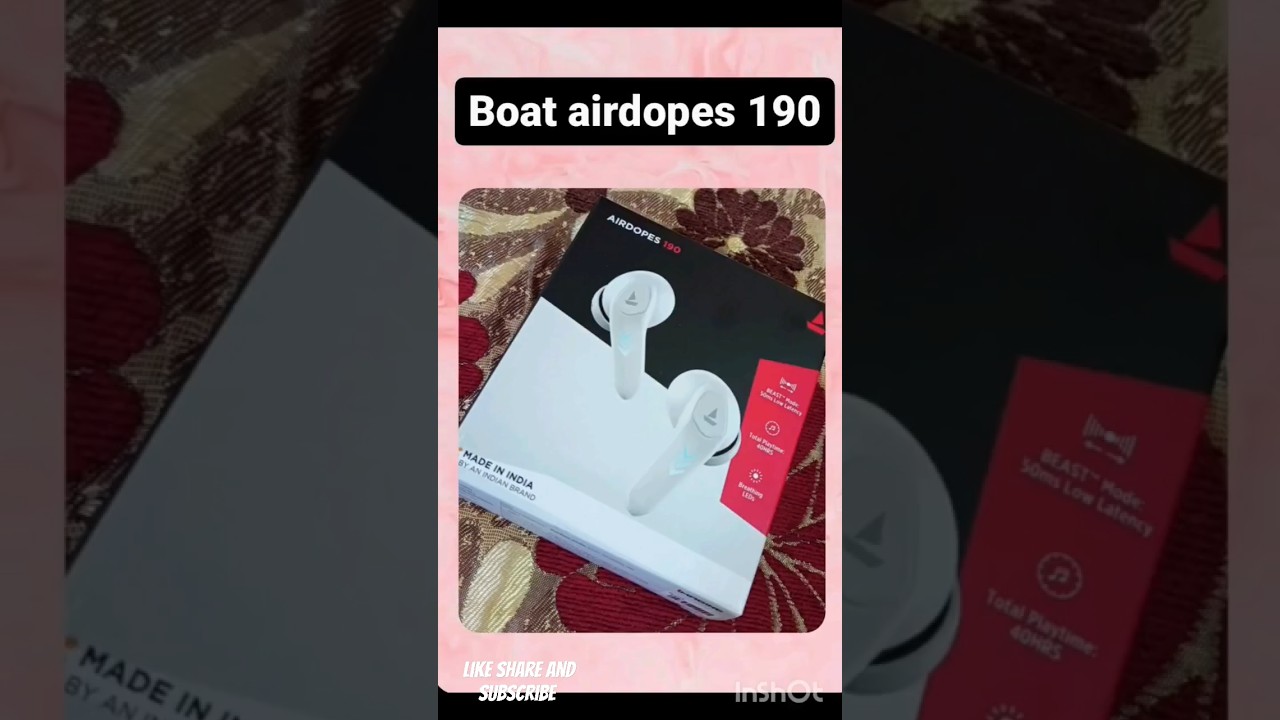 Unboxing New Boat Airdopes 190 || Tech Shopping 