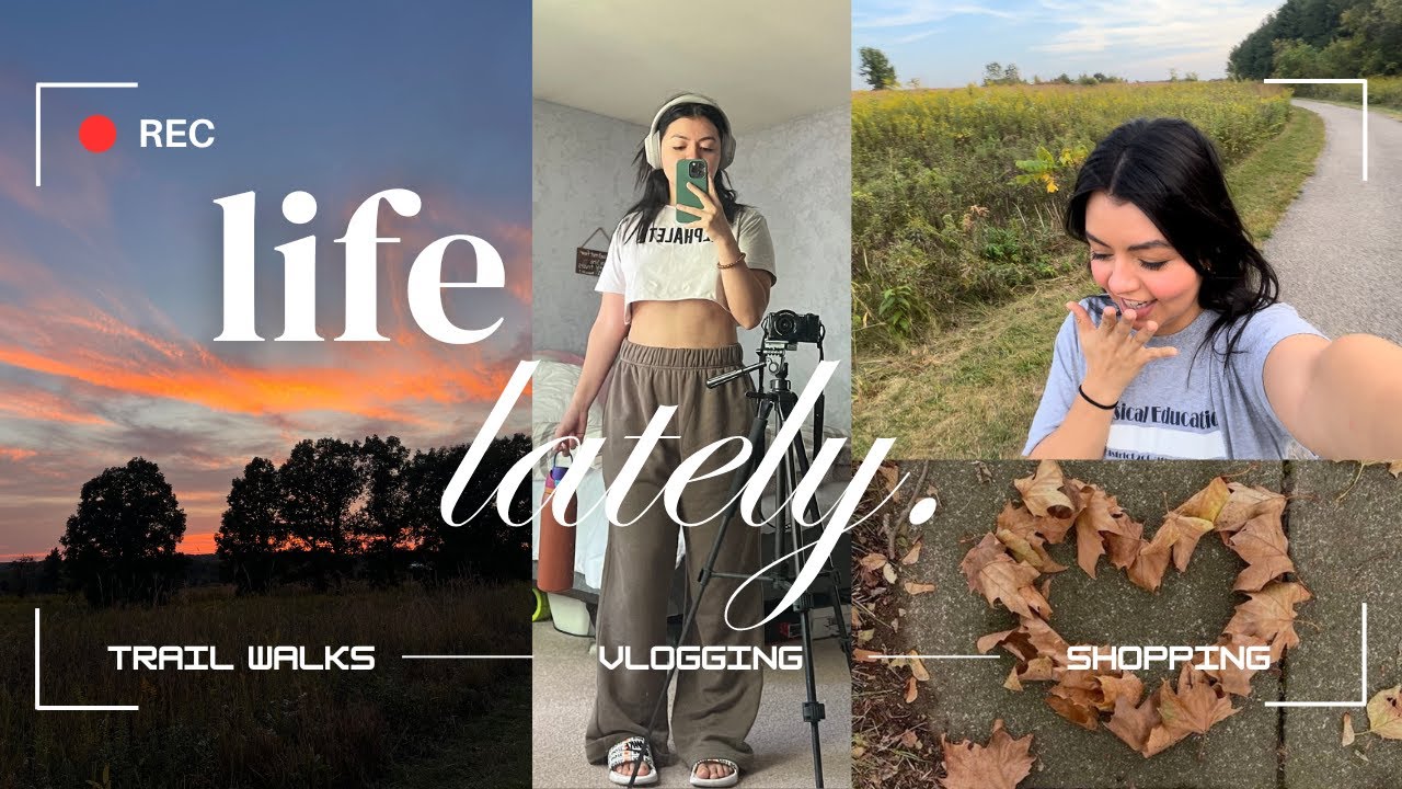 trying to figure out how to youtube again | fall nature trail walks | fall vlog