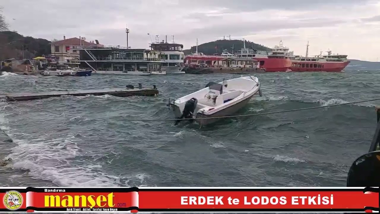 ERDEK te LODOS ETKİSİ