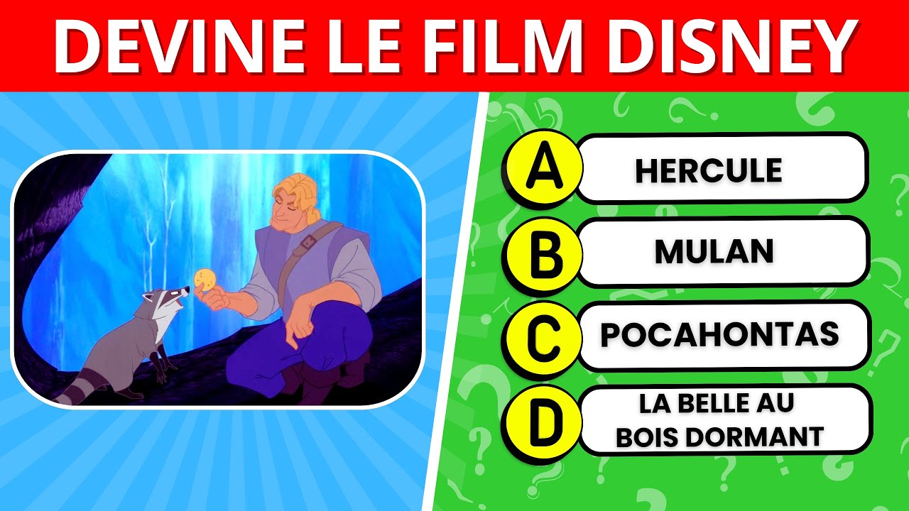 Pourras-tu deviner 50 Films Disney ? 🎬✨