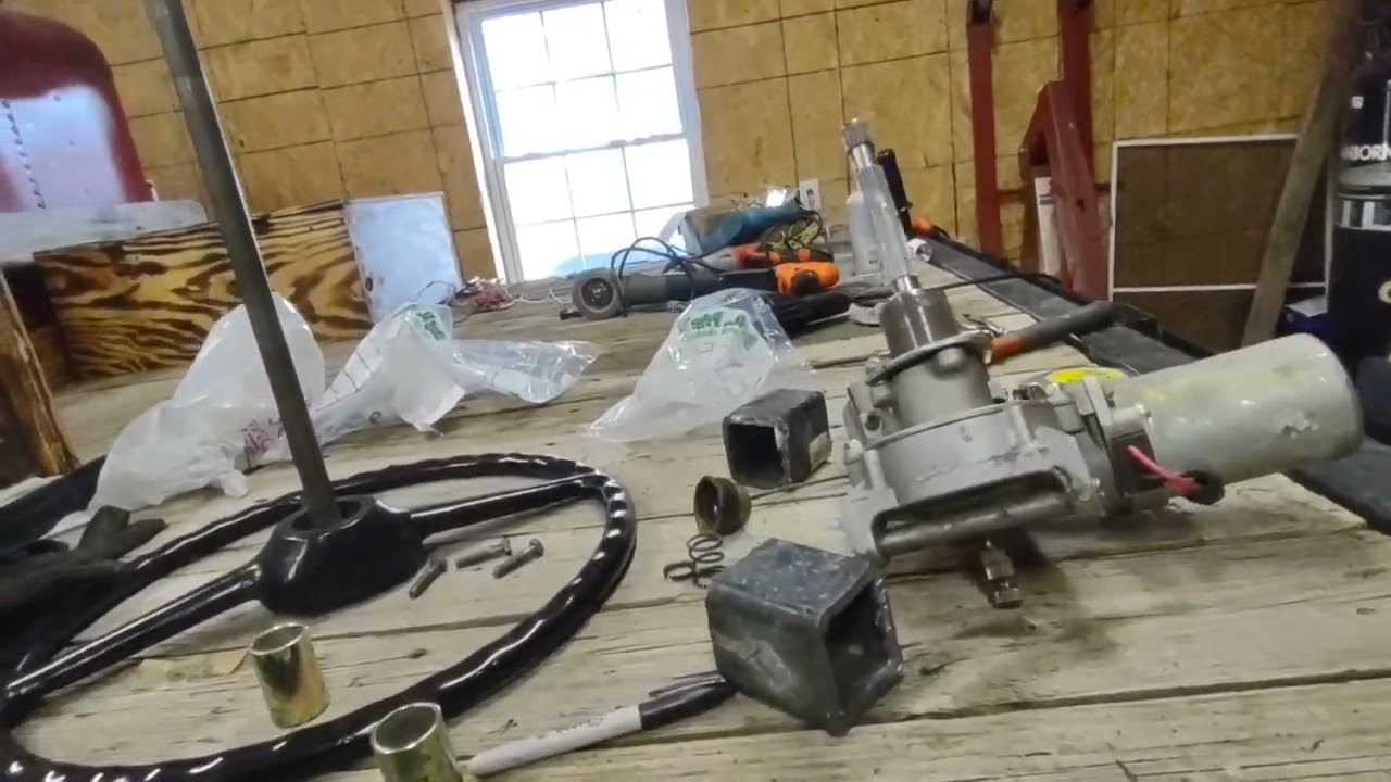 #2 Electric power steering installation in 48 Chevy truck part 2
