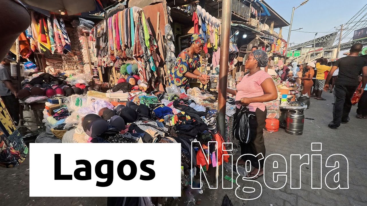 Oshodi Market In Lagos Nigeria - Africa Market Walking Tour