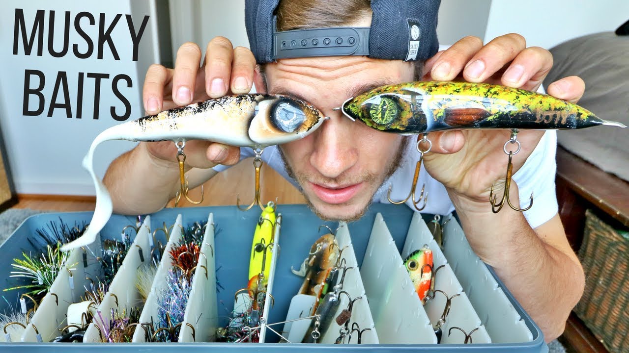 MUSKIE BAITS || What's In My Muskie Bait Box? Gliders, Medussas, Bucktails & More