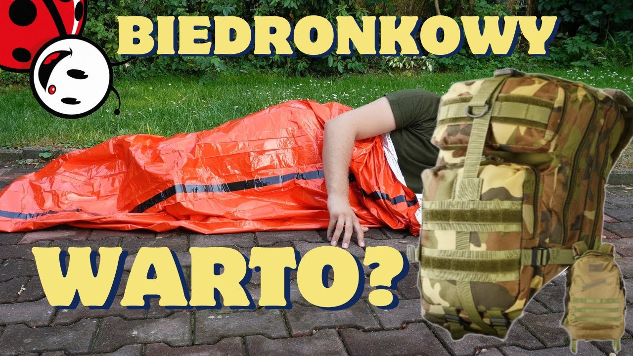 Plecak survivalowy z Biedronki