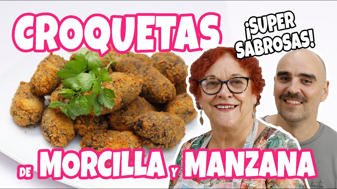 CROQUETAS de MORCILLA y MANZANA | Receta de 10