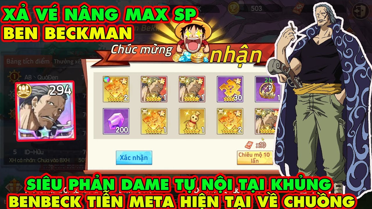 Haki Huyền Thoại - Xả Vé Lấy Ben BeckMan Thay Đổi Meta Bằng Siêu Phản Dame..Ăn Code Black Friday
