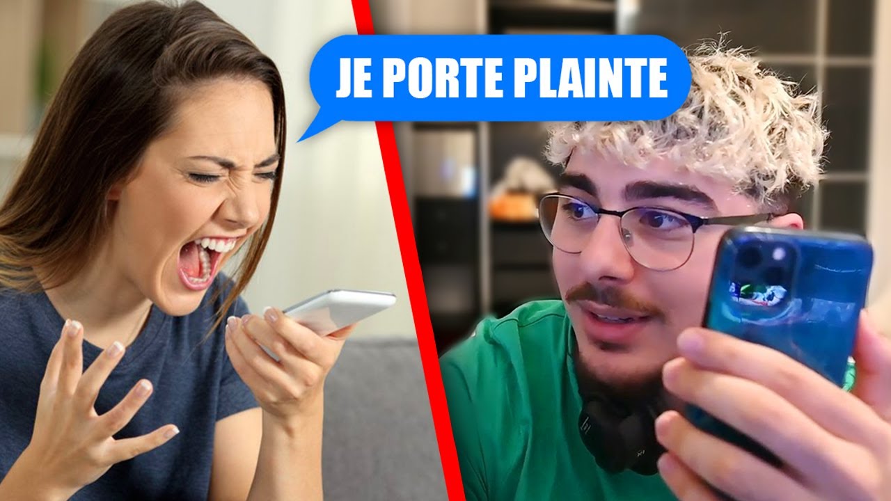 Elle porte plainte car je découvre qu'elle trompe son mec en live