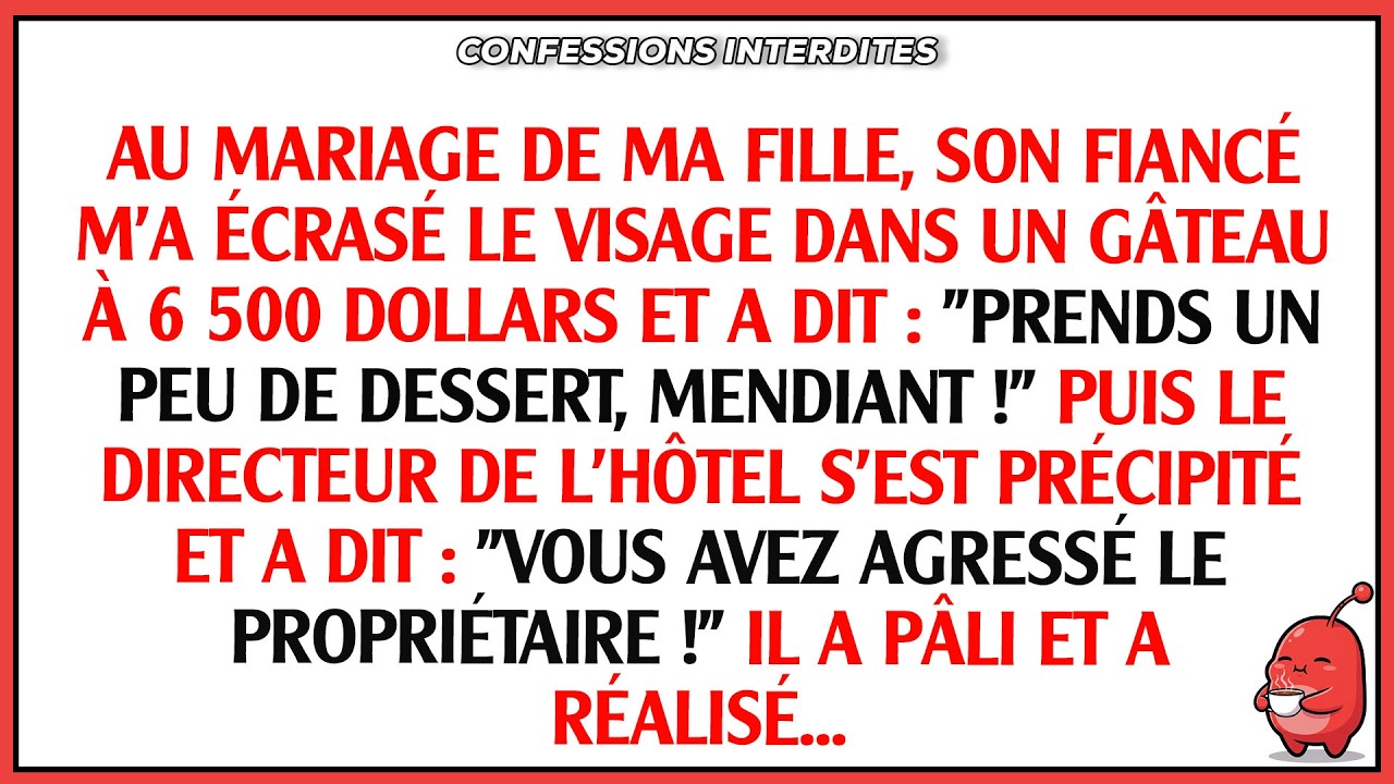 Il m'a écrasé un gâteau à 6 500 $ au visage et m'a traité de 