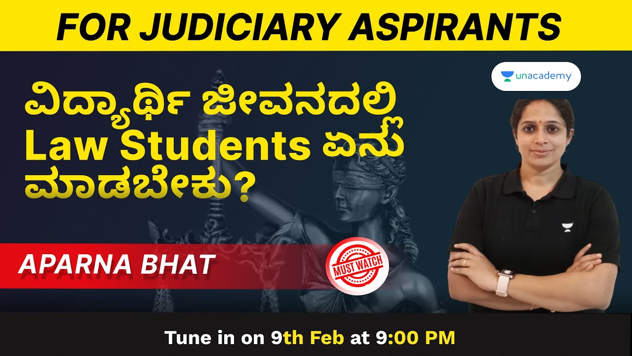 Crucial things to do&nbsp;in&nbsp;law&nbsp;college | Kannada | Aparna bhat