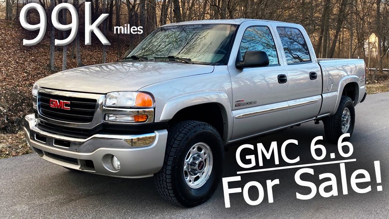 6.6 Duramax For Sale: 2005 GMC Sierra 2500HD with only 99k Miles