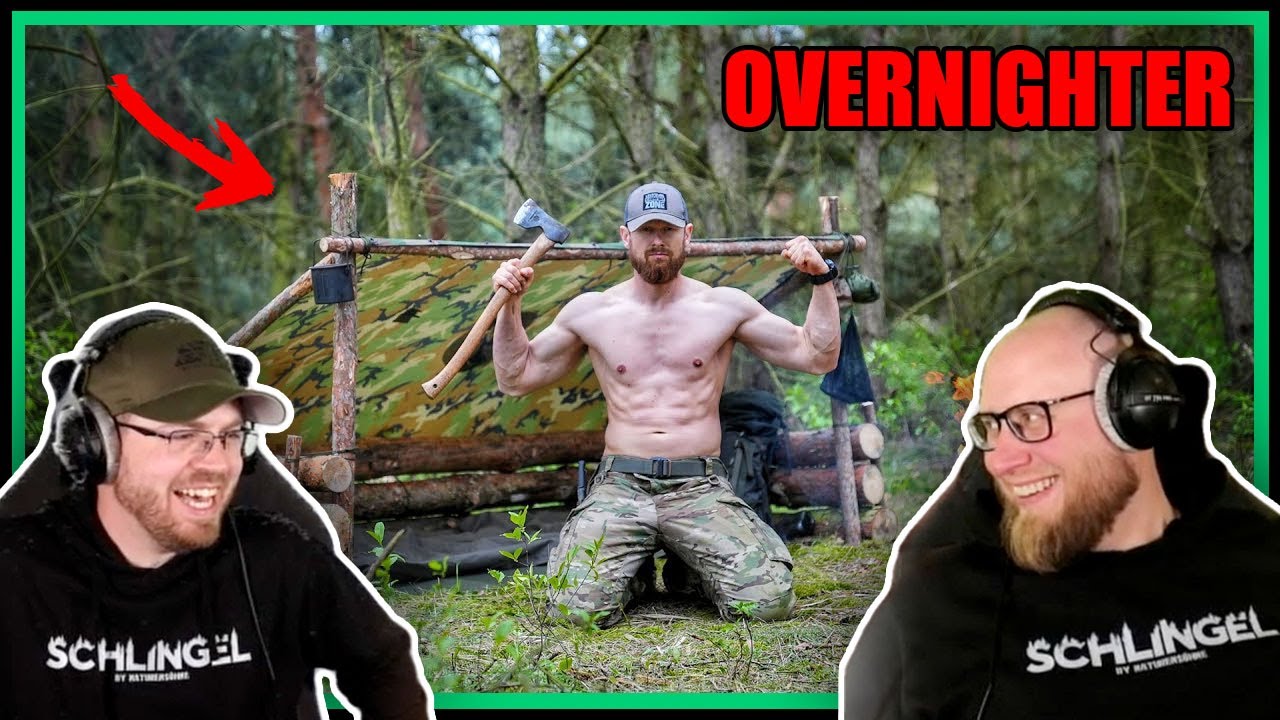Bushcraft & Survival Techniken ausprobiert! | Naturensöhne reagieren auf @Fritz Meinecke