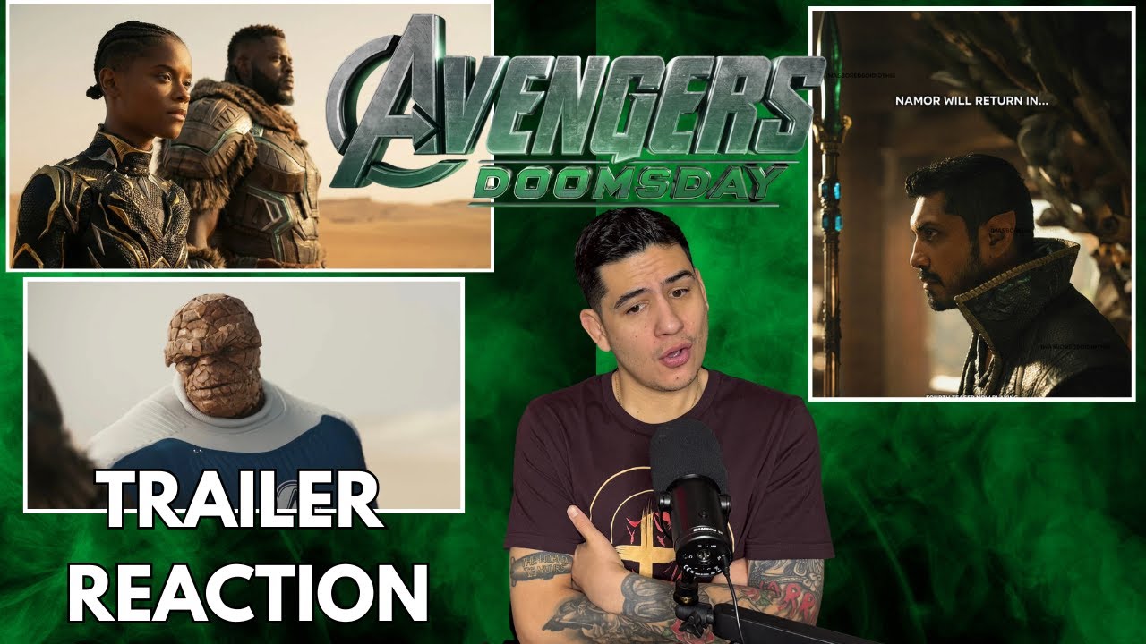 Avengers: Doomsday Wakanda and Fantastic Four Teaser Trailer Reaction MCU Marvel!