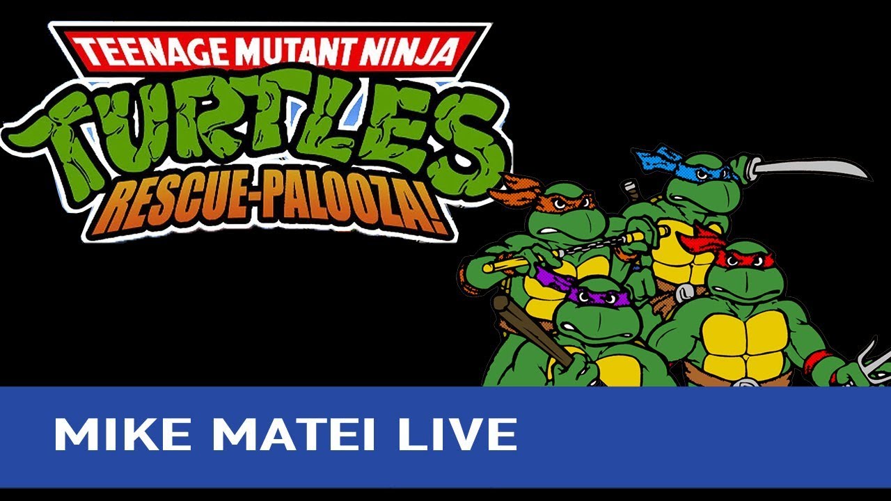TMNT: Rescue Palooza! (pc fan game) Mike Matei Live