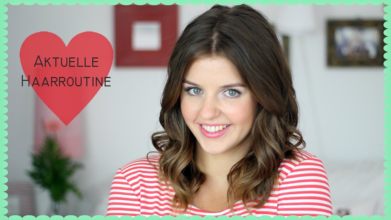 Aktuelle Haarroutine - mittellanges Haar [Frisuren Freitag]
