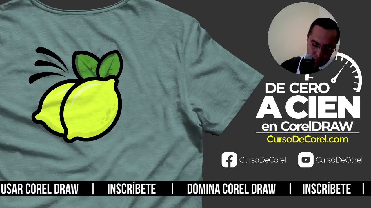 Limon Vectorial en CorelDRAW